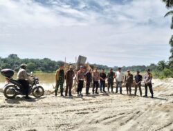 Diduga Ilegal, Polsek Tambang Bersama TNI dan Satpol PP Cek Lokasi Galian C di Desa Padang Luas dan Desa Terantang