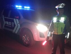 Antisipasi Laka Lantas dan C3 Selama Libur Nataru, Satlantas Polres Siak Tingkatkan Patroli Blue Light 
