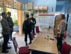Subsatgas Aksi Khusus Satuan Brimob Polda Riau Gelar Patroli ke Bawaslu Pekanbaru