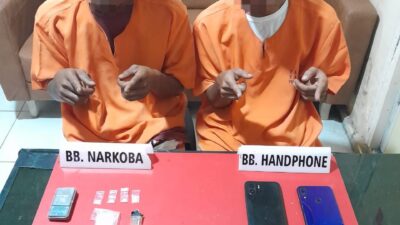 Polres Kampar Berkomitmen Berantas Narkoba, 2 Tersangka Ditangkap di Bangkinang