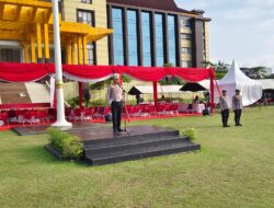 Subsatgas SAR Satuan Brimob Polda Riau Ikuti Apel Gabungan Operasi Lilin LK 2024