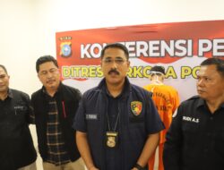 Subdit III Ditresnarkoba Polda Riau Berhasil Menangkap Kurir Narkotika Jaringan Internasional di Pelabuhan Roro