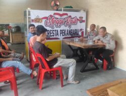 Bahas Masalah Perjudian Online, Polresta Pekanbaru Gelar Program Minggu Kasih di Kelurahan Air Hitam