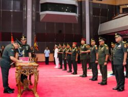 Panglima TNI Pimpin Sertijab 9 Jabatan Strategis di Lingkup Mabes TNI