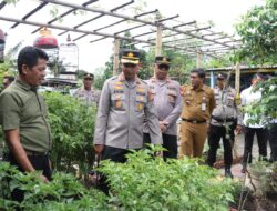 Asta Cita Ketahanan Pangan Presiden RI, Polres Metro Tangerang Gandeng KWT Beri Pembinaan