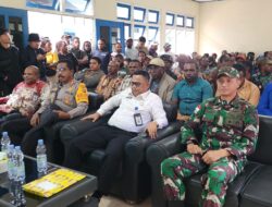 Dandim 1715/Yahukimo Hadiri Sosialisasi Pemilihan DPRK Kabupaten Yahukimo Bersama Forkopimda