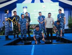 Danlanud Sultan Hasanuddin Dampingi Kasau Ground Breaking Satrad Takalar