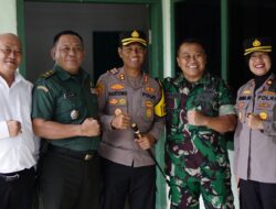 Perkuat Silaturahmi, Kapolres Sampang Dan Dandim 0828/Sampang Olahraga Tenis Lapangan
