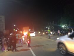 Satlantas Polres Pidie Jaya Sigap Atasi Kemacetan di Jalur Wisata Pantai Kuthang