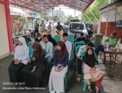Kegiatan Peduli Sosial, Santunan Anak Yatim dan Duafa oleh Bhabinkamtibmas Kampung Rawa, Ketua RW 07 dan LSM Masyarakat Perkotaan