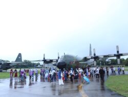 1.500 Siswa Antusias Ikuti Kunjungan Kedirgantaraan di Lanud Sultan Hasanuddin