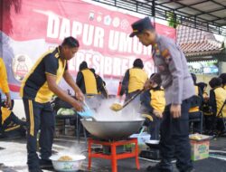 Buka Dapur Umum, 3.000 Paket Nasi Dibagikan Polres Brebes Bantu Warga Terdampak Banjir