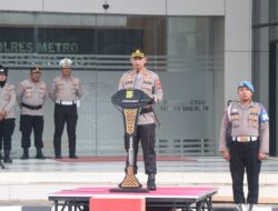 Polres Metro Tangerang Kota Gelar Apel Kesiapan Pengamanan Jelang Imlek dan Cap Go Meh 2025
