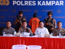 Ajak Masyarakat Berantas Narkoba, Polres Kampar Musnahkan 3,4 Kg Sabu dan 181 Pil Ekstasi
