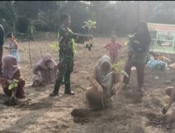 Mendukung Program Ketahanan Pangan Nasional,;Pemdes Tanah Bara Kecamatan Gunung Meriah Adakan Penanaman Sayur Terong