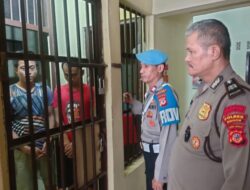 Polsek Ciampea Giat Cooling Sistem Kontrol Dan Cek Tahanan, Berikan Pesan Moral Dalam Menjalani Masa Penahanan