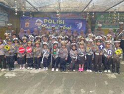 Polisi Sahabat Anak: Satlantas Polres Pidie Jaya Tanamkan Kesadaran Lalu Lintas Sejak Dini