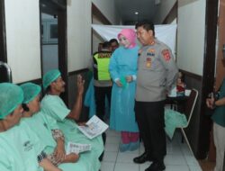 Polres Sukabumi Sehat, Amanah, Beriman, Gelar Oprasi Ratusan Pasien Katarak