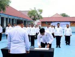Lapas Pasuruan Gelar Apel Penandatanganan Pakta Integritas dan Komitmen Bersama