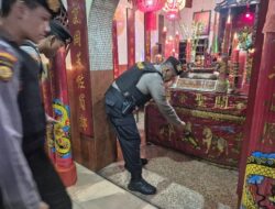 Polisi Lakukan Sterilisasi Klenteng Tjoe Hwie Kiong Kota Kediri, Jamin Keamanan Perayaan Imlek 2576 Kongzili