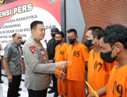 Awal Tahun, Polda Riau Amankan 53,6 Kg Sabu dan 49.682 Butir Ekstasi dari 4 Tersangka