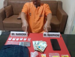Sita 13,82 Gram Sabu, Polisi Ciduk Pengedar Narkoba di Perumahan Kalimasa Permai
