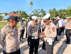 Tegas dan Berintegritas, Polres Pidie Jaya Gelar Razia HP Personel Untuk Cegah Judi Online