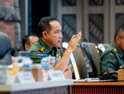 Panglima TNI Pimpin Rapat Vicon Perkembangan Situasi Di Wilayah Satgas TNI MONUSCO
