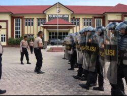Sat Samapta Polres Pidie Jaya Gelar Latihan Dalmas, Perkuat Kesiapan Pengamanan Unjuk Rasa