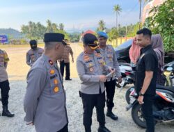Dukung Operasi Keselamatan Seulawah 2025, Kapolres Pidie Jaya Gelar Razia Internal Kendaraan Personel