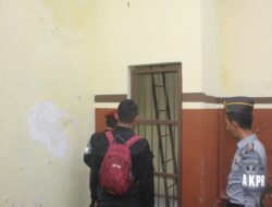 Waspada Siaga, Kepala KPR Rutan Bangil Kontrol Brandgang dan Pos Menara Atas