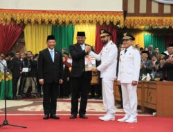 Pelantikan Gubernur dan Wakil Gubernur Aceh Masa Jabatan 2025 – 2030, Safrizal ZA Ucapkan Selamat