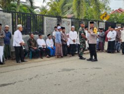 Ribuan Jemaah Hadiri Pemakaman Ulama  kharismatik   Abu Usman Kuta Krueng, Polres Pidie Jaya Perketat Pengamanan