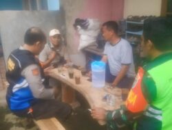Sinergitas TNI Polri Wilayah Hukum Polsek Cijeruk Polres Bogor Giat Cooling Sistem Sambang Warga Binaan Beri Pesan Kamtibmas