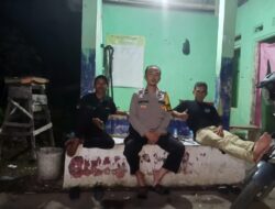 Bhabinkamtibmas Polsek Ciampea Kontrol Siskamling, Wujudkan Kamtibmas Kondusif di Desa Cibuntu
