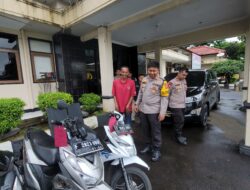 Hanya Butuh 3 Hari Setelah Lapor Polisi, Sepeda Motor yang Hilang Kembali ke Pemiliknya