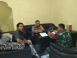Sinergi TNI-Polri, Bhabinkamtibmas Polsek Klapanunggal dan Babinsa Sambangi Warga Desa Bojong