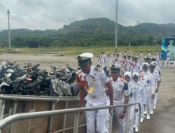 KN. Tanjung Datu-301 Terima Kunjungan Siswa SMK 4 Cilegon