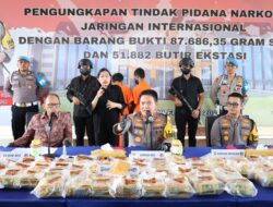 Polda Riau Ungkap Narkoba Jaringan Internasional