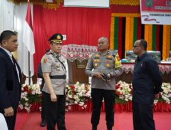 Polres Pidie Sukses Amankan Pengambilan Sumpah dan Pelantikan Bupati dan Wakil Bupati Pidie