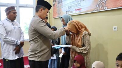 Polres Pidie Jaya Tebar Kebaikan: Doa Bersama untuk Ulama dan Santunan Anak Yatim