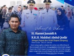 Direktur Kabarbangsa.com , Berikan Ucapan Selamat Dilantiknya Bupati dan Wakil Bupati Kabupaten Sampang