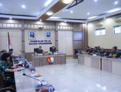Danlanud Sultan Hasanuddin Menerima Tim Audit Itjen TNI