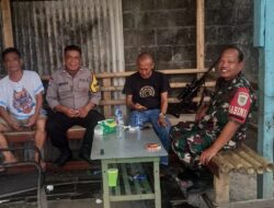 Sinergitas TNI Polri Wilayah Hukum  Poslek Babakanmadang Giat Cooling Sistem Sambang Patroli Kamtibmas Beri Pesan Kamtibmas Ajak Kondusifitas Cegah Kriminalitas