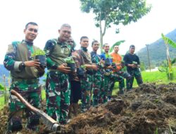 Implementasikan Program Asta Cita Satgas Yonif 112/DJ Laksanakan Ketahanan Pangan dan Ekonomi Hijau
