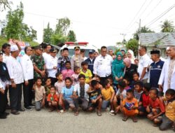 Kapolres Pidie Jaya Bersama Forkopimda Sambut Pj. Gubernur Aceh dalam Program Stop Pasung dan Pemeriksaan Kesehatan Gratis
