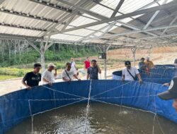 Dorong Ketahanan Pangan, Polres Sekadau Bantu Warga Kembangkan Budidaya Ikan