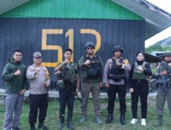 Kasatgas Humas Ops Damai Cartenz Kunjungi Pos Brimob di Oksibil dan Serambakon, Berikan Motivasi kepada Personel