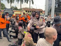 Giat Tradisi Pembaretan Bintara Remaja Baru Penempatan Polres Bogor