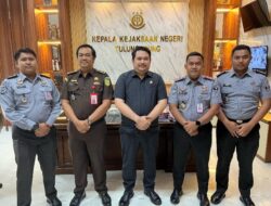 Perkuat Sinergi Penegak Hukum, Kalapas Tulungagung Kunjungi Kejaksaan Negri